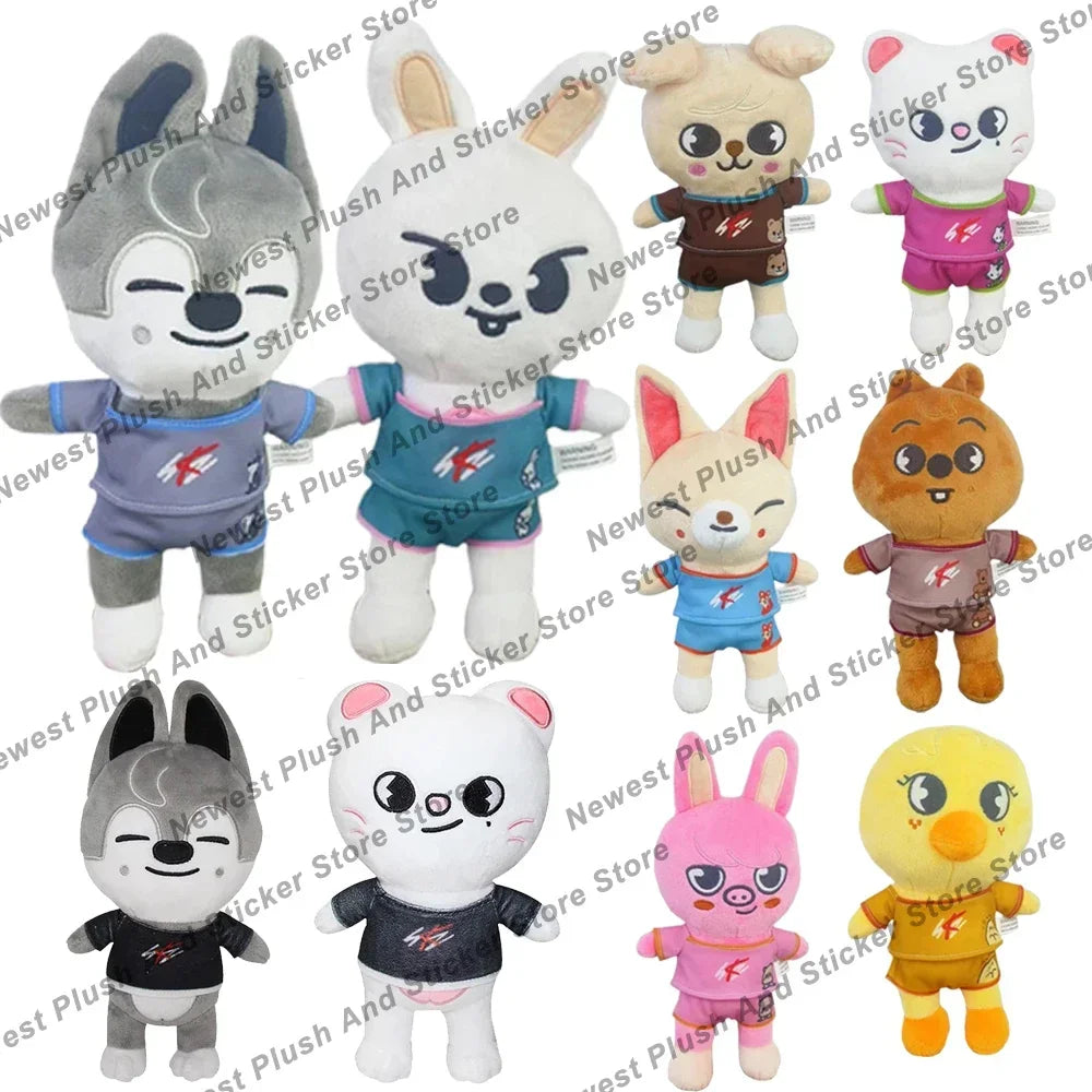 Kawaii 23 cm (9.1 in) Plush Stuffed Animal, Cute Cartoon Companion Toy & Room Decor Gift