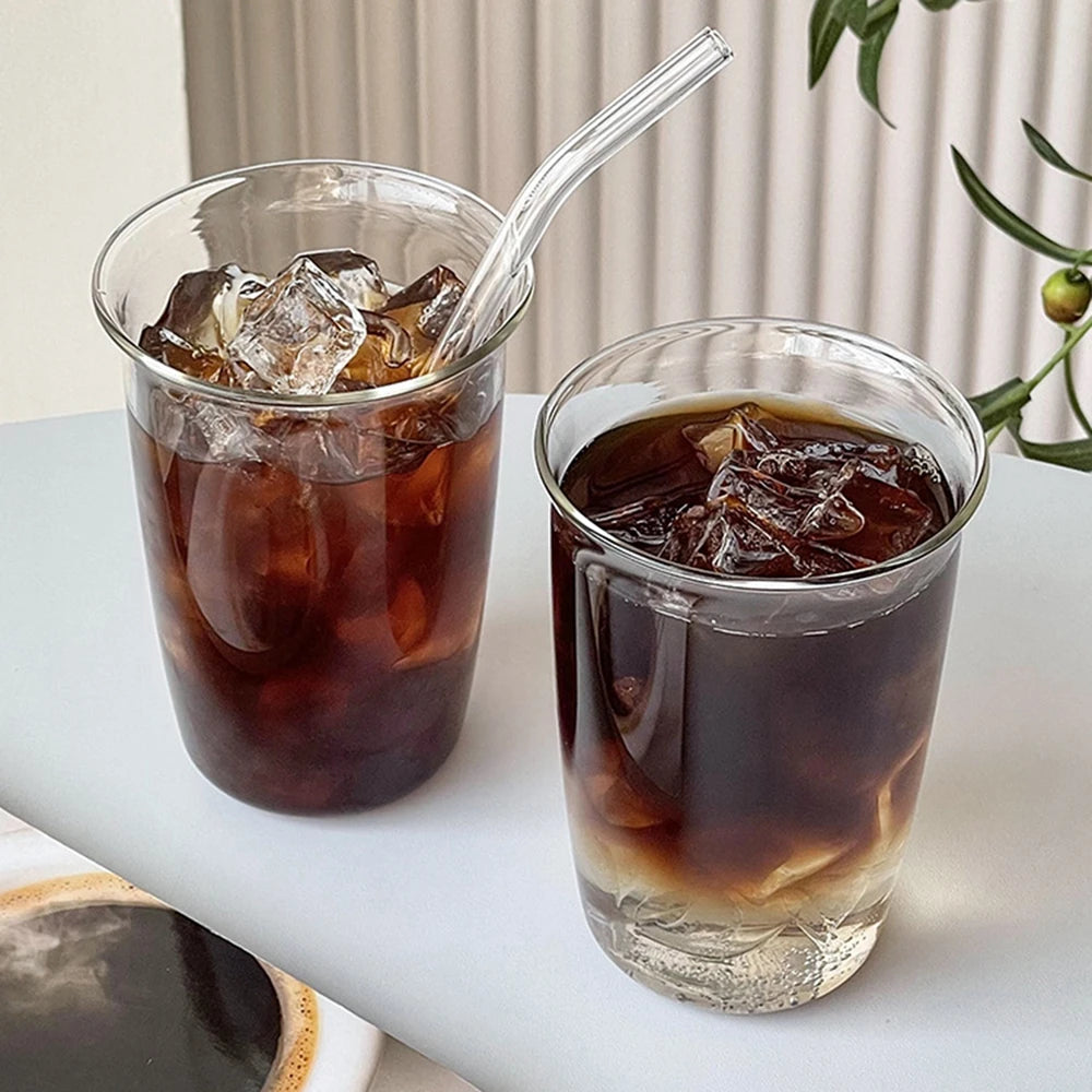 High Borosilicate Glass Mug 420ml (14 fl oz) — Heat-Resistant Coffee, Latte, Tea & Beer Glass