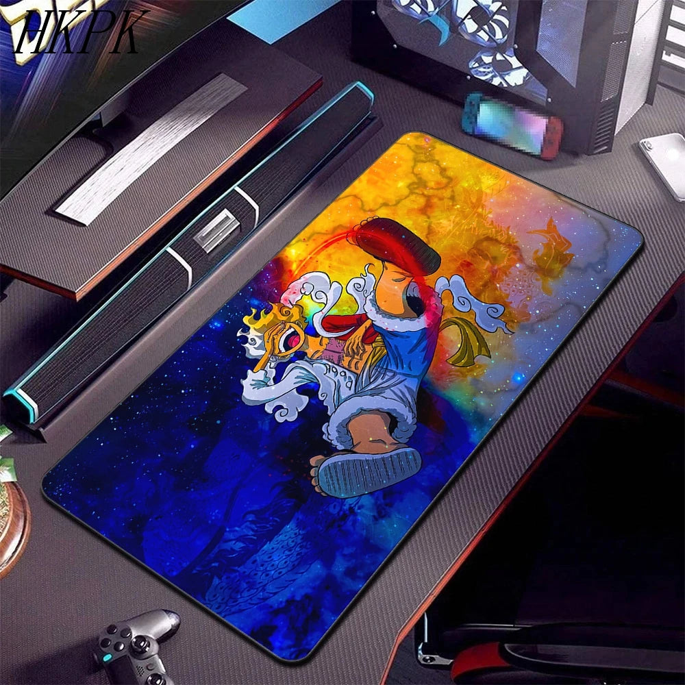 One Piece Gear 5 Anime XXL Desk Mat - Extended Gaming Mouse Pad for Keyboard & Mouse, Waterproof Non-Slip