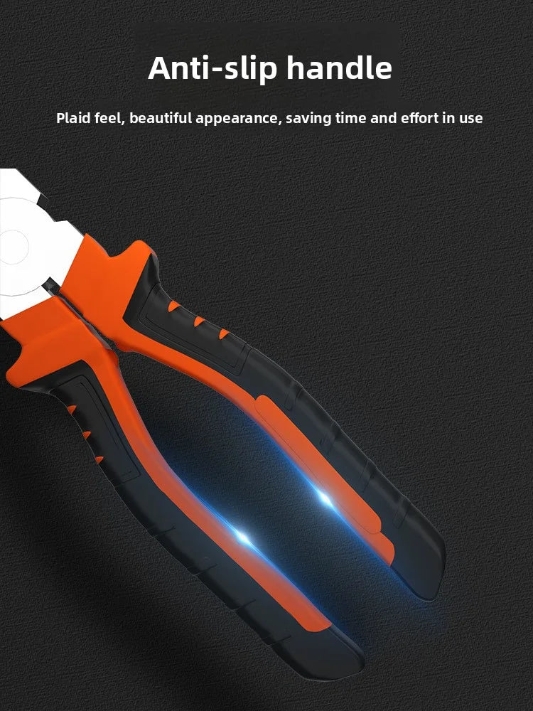 Multifunction Electrical Wire Pliers – Heavy-Duty Cr‑V Cutters & Strippers for Gripping, Twisting & Crimping | 3 Sizes (16.3–17 cm / 6.4–6.7 in)