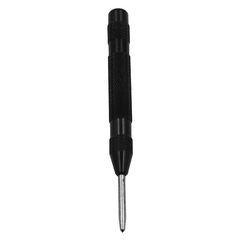 Automatic Center Punch Tool - Spring-Loaded Metal & Wood Marking Punch for Carpentry & Joinery