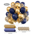 30-Pack 12-Inch (30 cm) Pearl White & Gold Confetti Balloons, Party Decorations for Birthday, Wedding & Anniversary