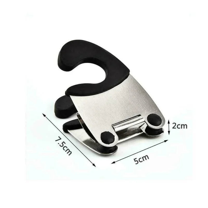 Silicone Pot Clip Spoon Holder – Anti-Scald Utensil Rest & Grip for Spoon, Spatula, Fork – Fits Pots & Bowls