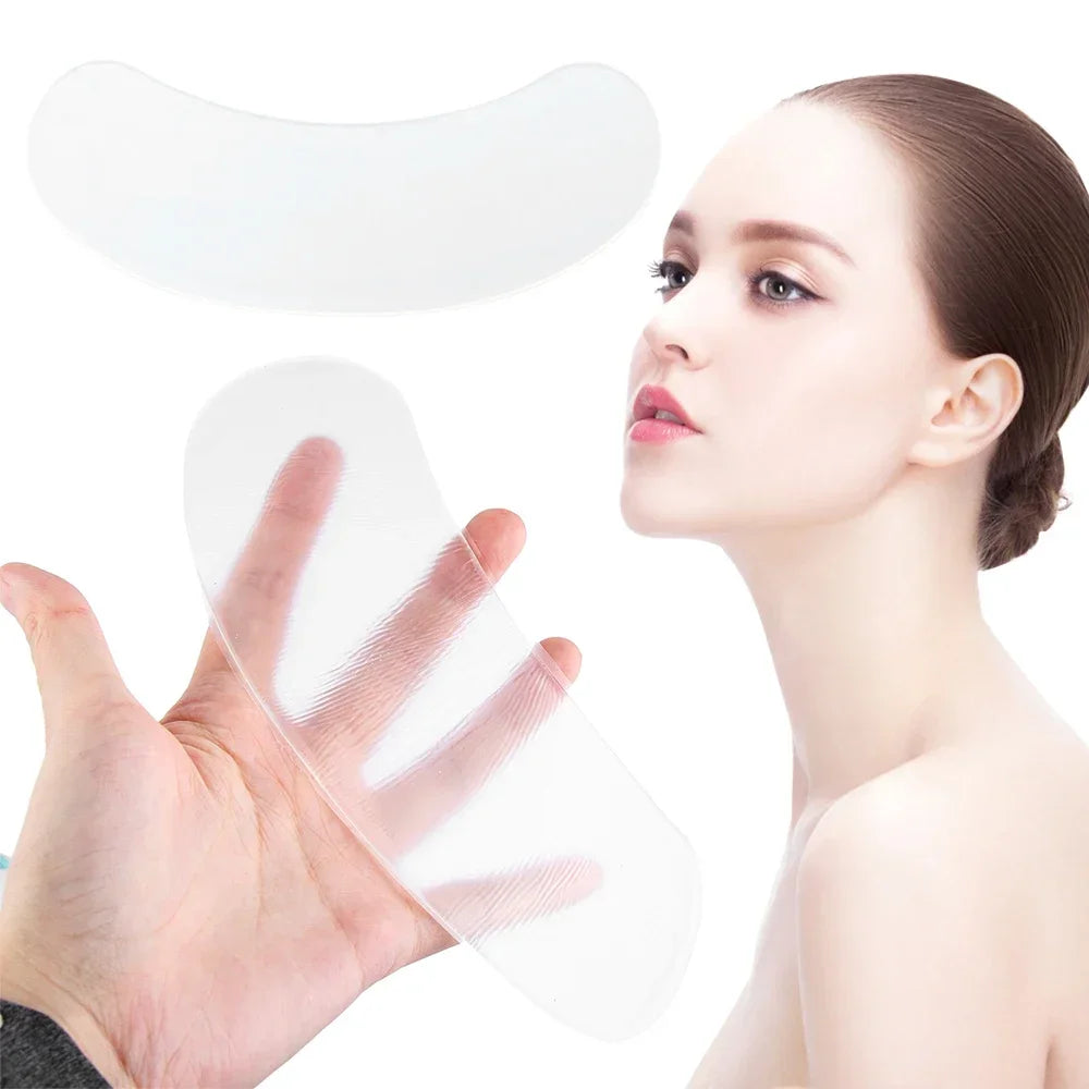 Reusable Silicone Neck Pad – Transparent Neck Tape for Anti-Wrinkle Treatment & Prevention