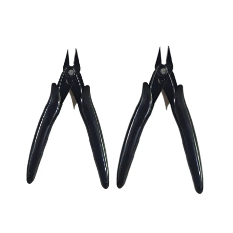 2-Pack Mini Nose Cutting Pliers | Flush Wire Cutters & Side Snips for Electrical Work