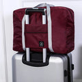 Foldable Carry-On Travel Duffel Bag 22L Lightweight Packable Nylon Weekend Tote