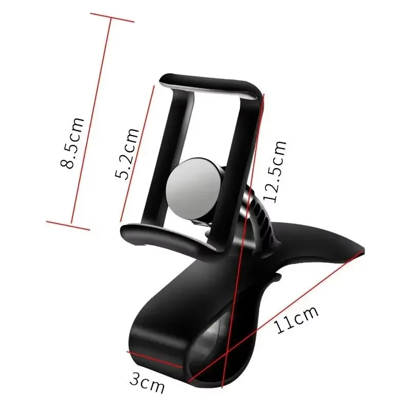 360° Rotating Universal Car Phone Holder – Dashboard Mount with Secure Auto Grip