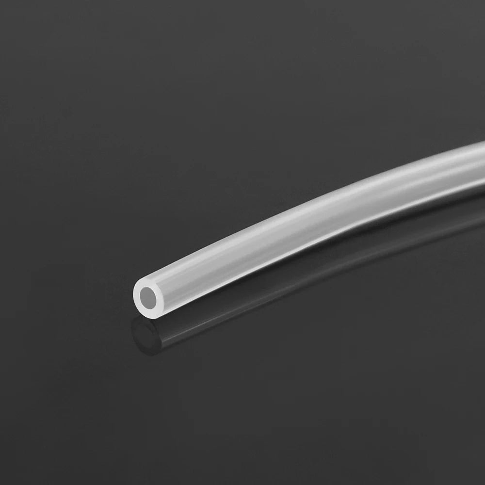 PTFE Bowden Tube for 3D Printers — 2mm ID x 4mm OD for 1.75mm Filament, 1/2/4 Meter Options (J-head & MK8 Compatible)