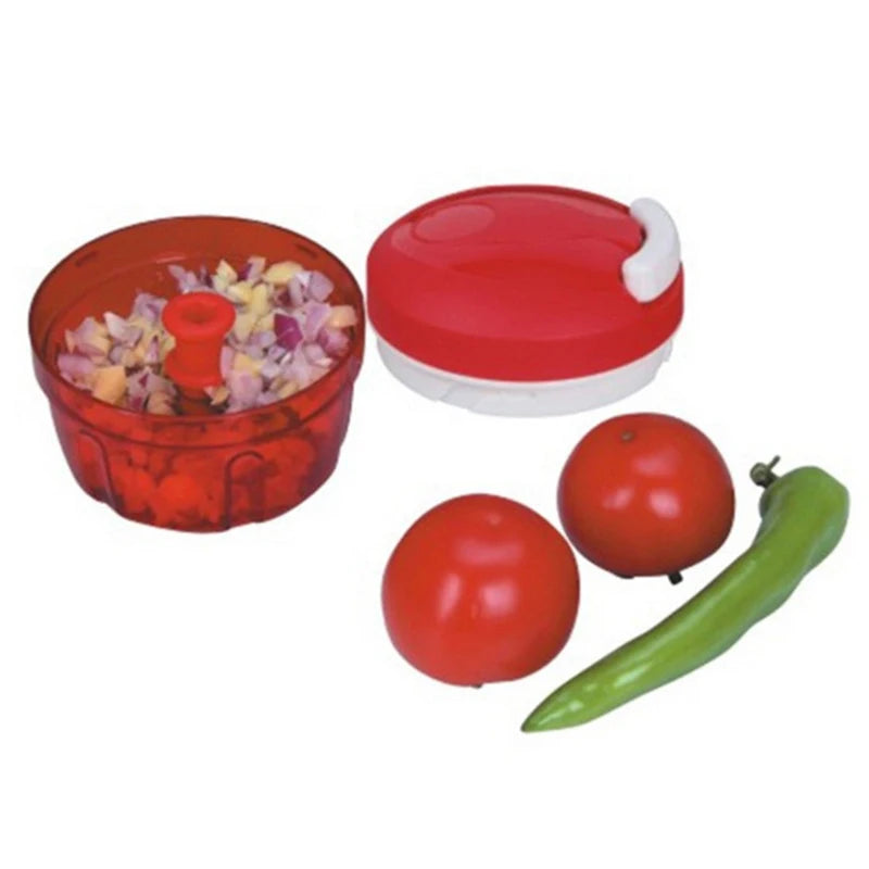 Mini Multifunctional Manual Food Chopper – Portable Garlic Press, Vegetable Cutter & Chili Grinder for Kitchen