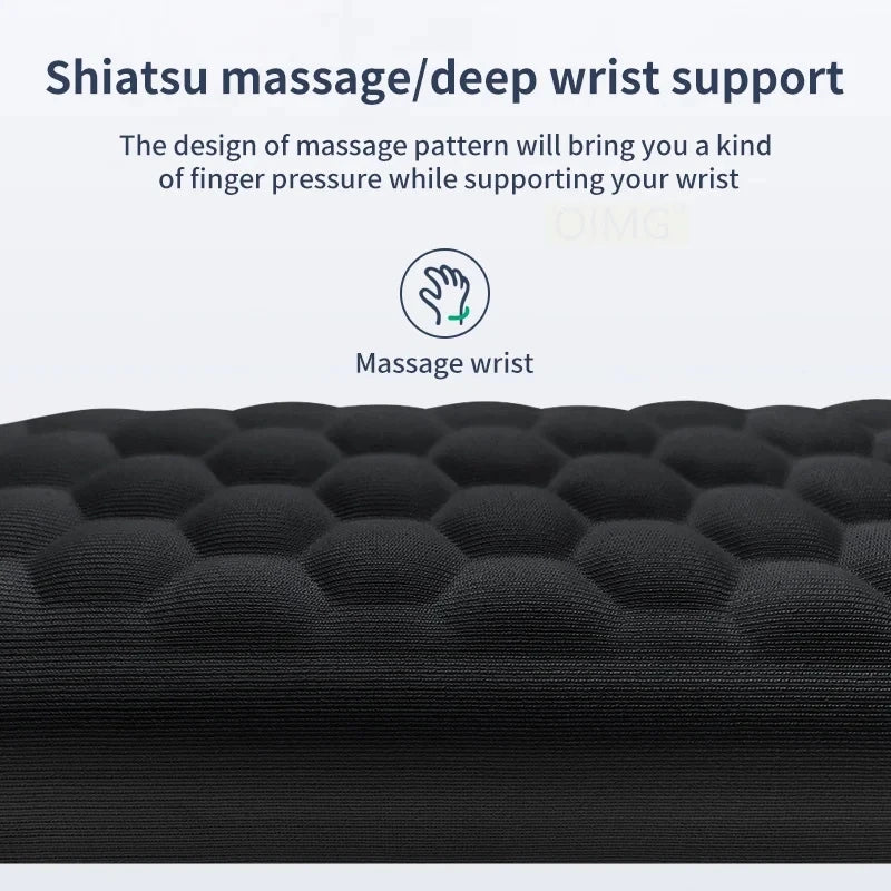 2-Piece Memory Foam Wrist Rest Set — Ergonomic Keyboard & Mouse Support with Non-Slip Base for Laptop & Desktop