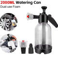 2L (67.6 fl oz) Handheld Foam Sprayer Pressure Bottle — Car Wash Foam Cannon & Disinfectant Watering Sprayer