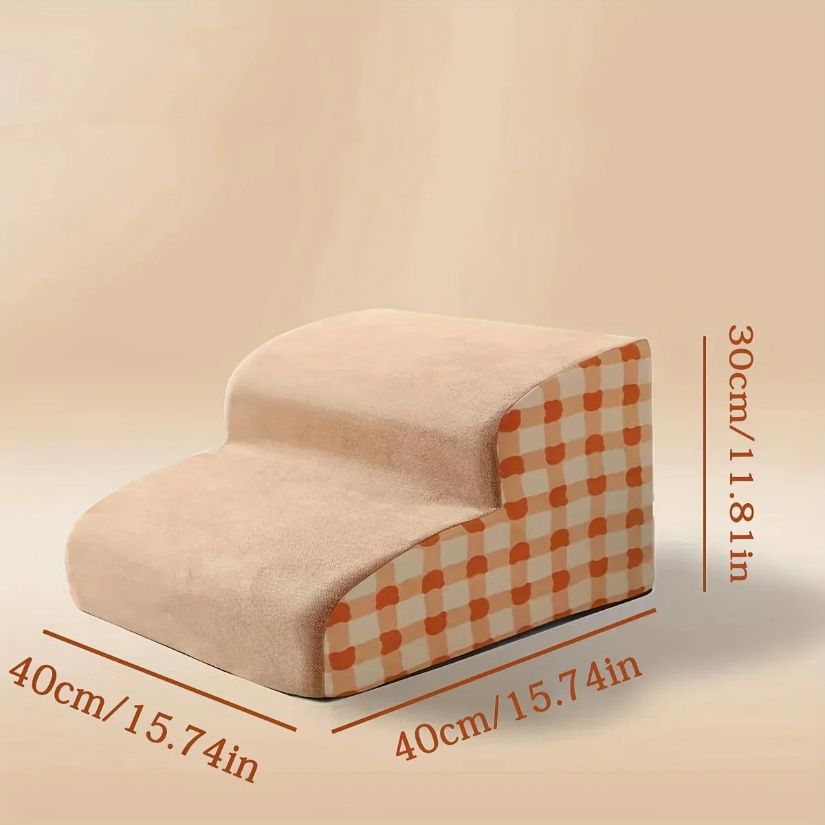 High-Density Foam Pet Ramp — Non-Slip Dog & Cat Stairs Sofa Ladder for Older Pets with Joint Pain