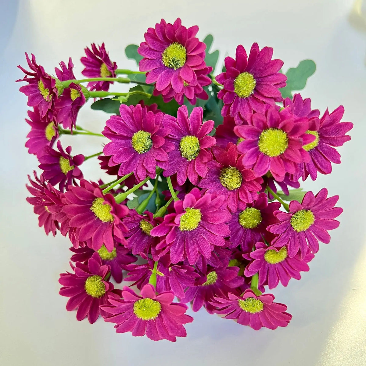 21-Head Sunflower & Daisy Bouquet - Chamomile Artificial Flowers for Wedding, Home & DIY Decor