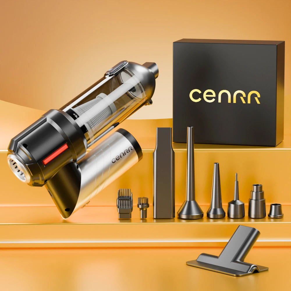 Mini Cordless Car Vacuum Cleaner 998000PA Handheld Portable USB-C Powerful Blower for Home and Vehicle