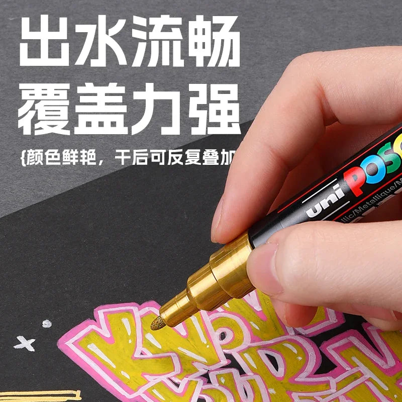Permanent Acrylic Paint Marker Set – Quick-Dry Opaque Paint Pens for Graffiti, Crafts & Illustration