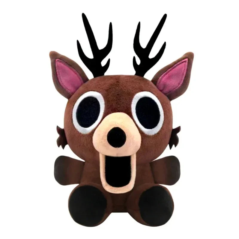 Cute Deer Plush Doll - Soft Cub Deer Plushie, Anime-Style Forest Stuffed Animal, Christmas Gift