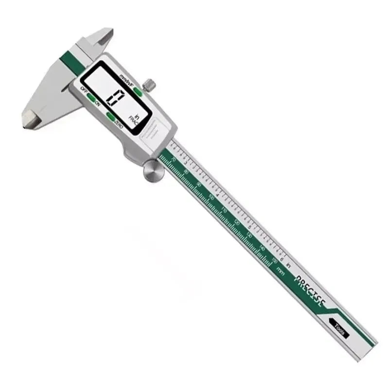 150mm (6-Inch) Stainless Steel Digital Caliper 0.01mm High-Precision Fraction/MM/Inch Gauge