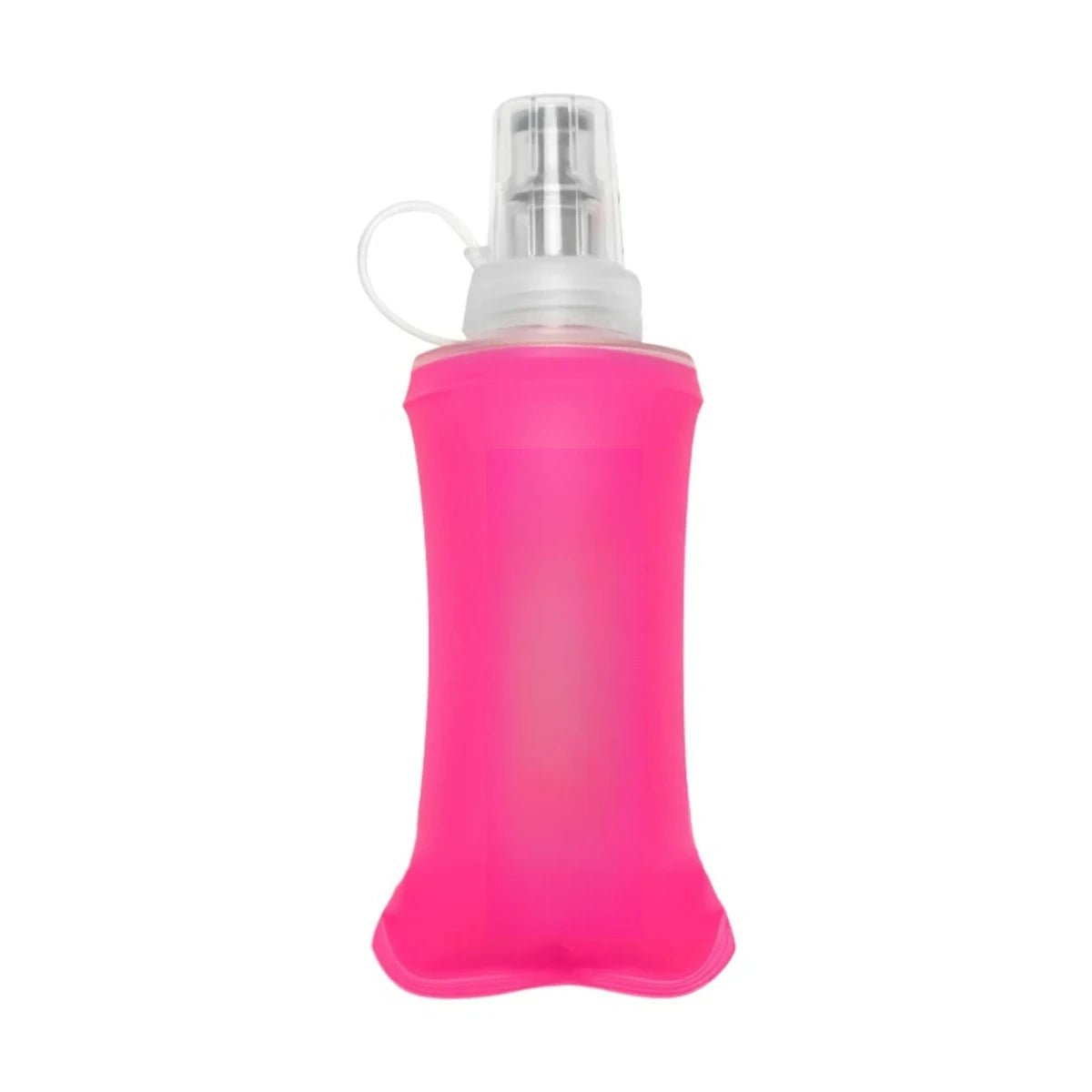150ml/250ml/500ml (5oz/8.5oz/17oz) Collapsible Silicone Water Bottle with Bite Valve - Portable for Running Camping Hiking Travel