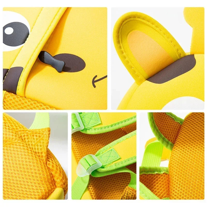 3D Cartoon Animal Kids Backpack Ages 4-6 – Kindergarten Toddler School Bag for Travel & Outdoor