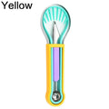 3-in-1 Avocado Slicer Corer Peeler – Plastic Fruit & Vegetable Cutter with Pitter