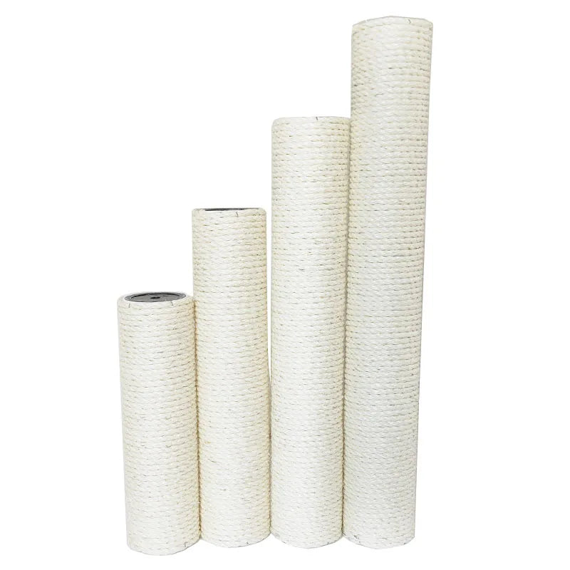 Cat Scratching Post Replacement for Cat Tree – Sisal Rope Climbing Post, Multiple Sizes (4.9–19.7 in / 12.5–50 cm)