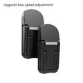 2-Pack Foldable Zinc Alloy Invisible Laptop Riser — Adjustable Self-Adhesive Keyboard Lift for 11–17 Inch (28–43 cm) Laptops
