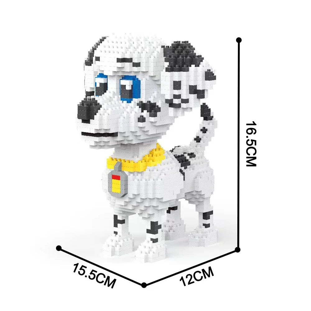 Corgi Micro Mini Building Blocks Kit — DIY Cute Corgi Dog Brick Model, ABS Display Gift