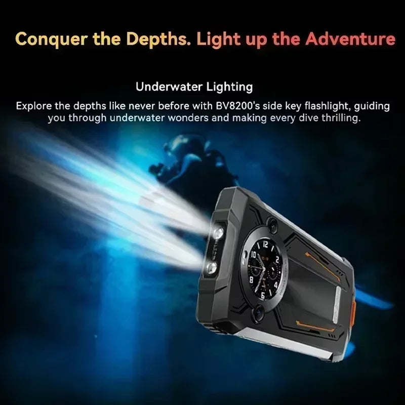 Rugged 6.5-inch (16.5 cm) 2.4K 120Hz Android 14 Smartphone — G100 Octa-Core, 12GB RAM, 256GB, 8800mAh, NFC, Dual SIM, Flashlight