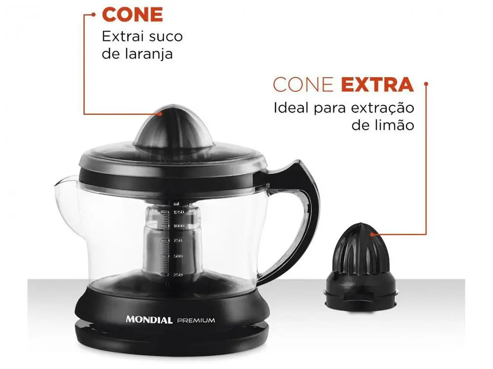 Premium Electric Citrus Juicer 110V – 1.25 L (42 fl oz) Dual-Cone, 30W
