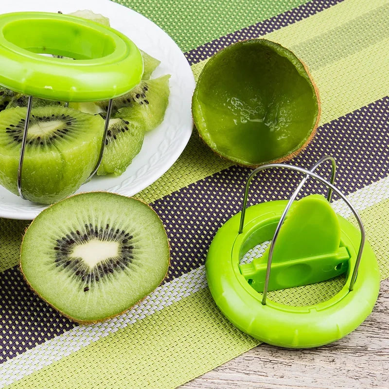 Detachable Kiwi Cutter & Fruit Peeler – Stainless Steel Blade Compact Lemon Peeling Tool for Salad Prep