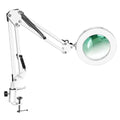 5X LED Magnifying Lamp with 4.3-inch (110 mm) Lens — 72 LED USB Dimmable 3-Color Clamp Magnifier for Soldering, Reading, Beauty & Crafts