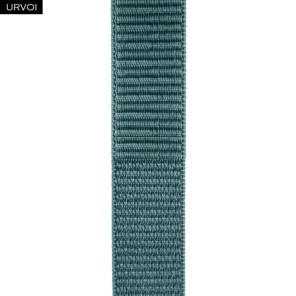 Nylon Sport Loop Band for Apple Watch — Breathable Hook & Loop Fastener — Fits 42/44/45/46/49mm