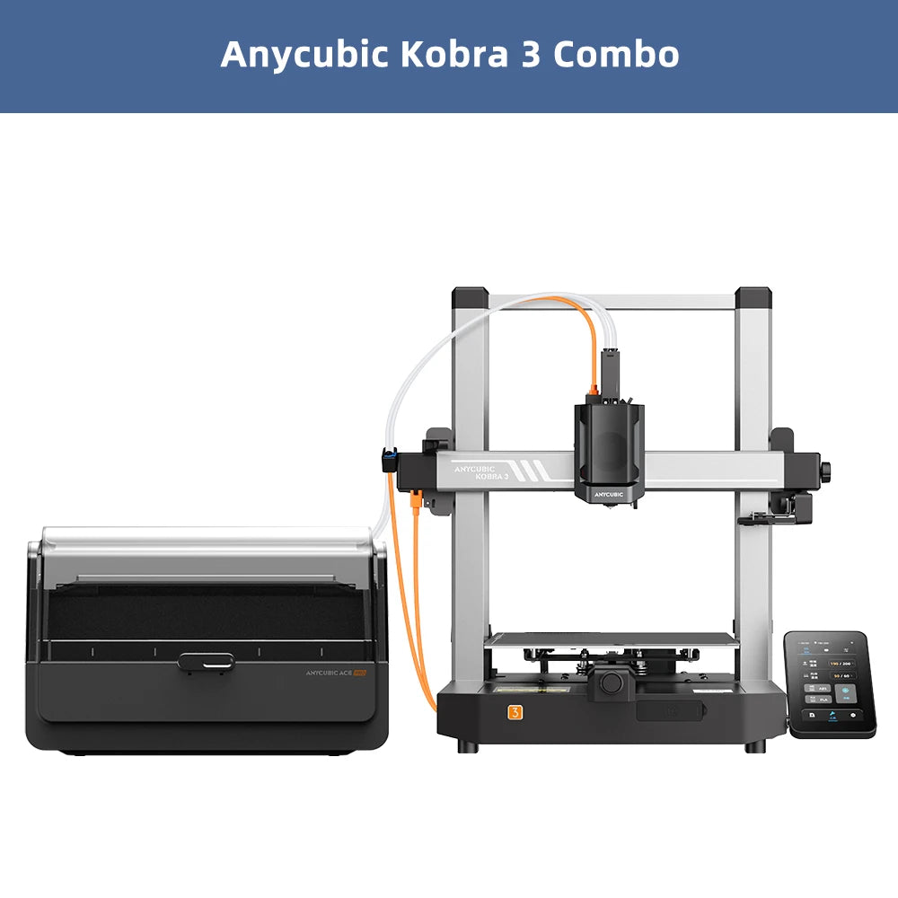 Multi-Color High-Speed FDM 3D Printer – Up to 600 mm/s, 250 x 250 x 260 mm (9.84 x 9.84 x 10.24 in), Auto-Leveling, Wi‑Fi
