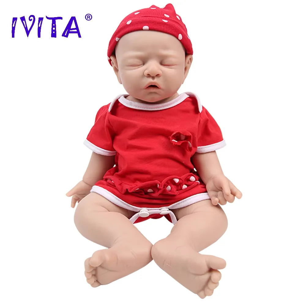 Full Body Medical-Grade Silicone Reborn Baby Doll – Realistic, Weighted & Painted, 28–47 cm (11–18.5 in) – Collectible Gift for Adults & Kids