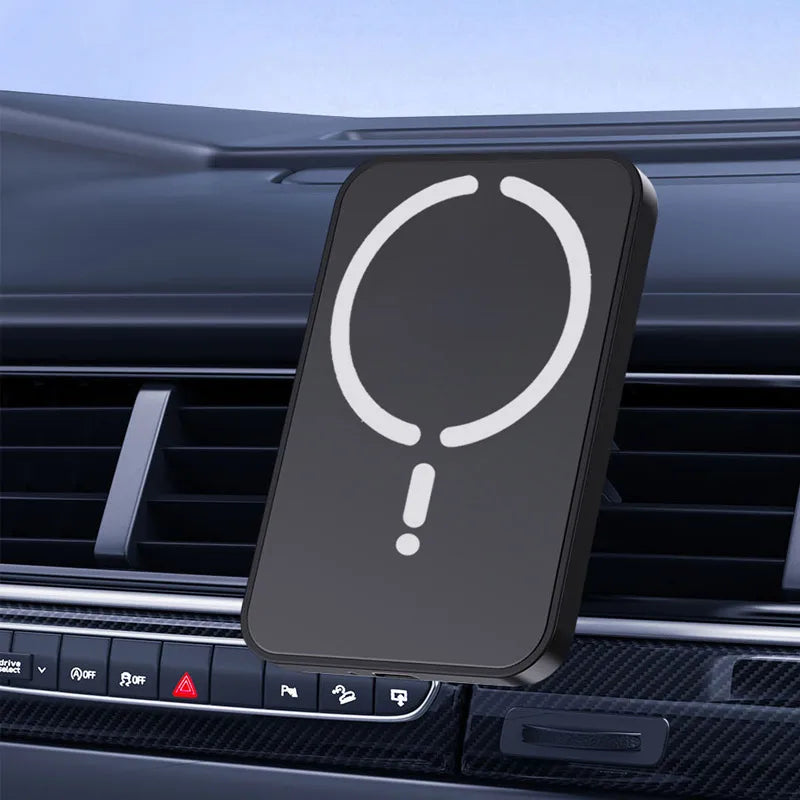 15W Magnetic Car Wireless Charger MagSafe-Compatible Air Vent Phone Holder 360° Rotating Fast Charging USB-C