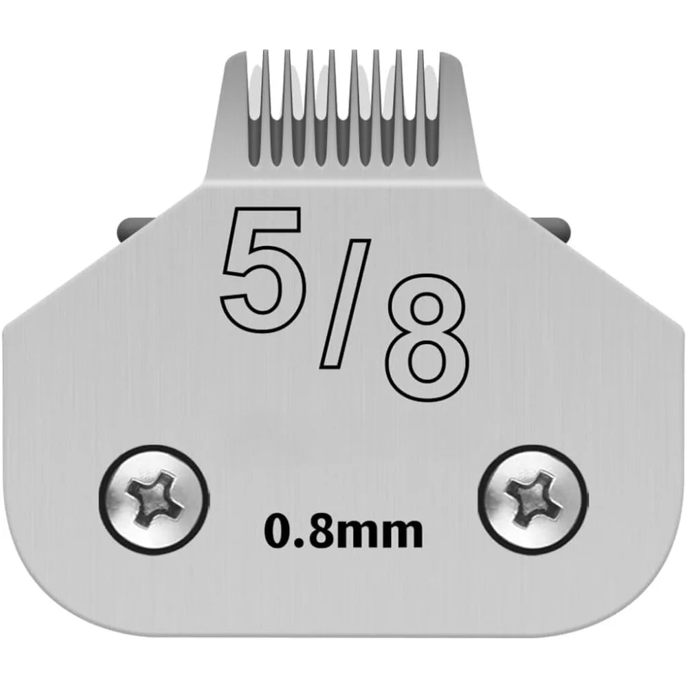A5 Snap-On Pet Clipper Replacement Blades – 3F, 4F, 5F, 7F, 10#, 15#, 30#, 40#, 50# | Professional Dog & Cat Grooming Blades (Fits Most Detachable Clippers)