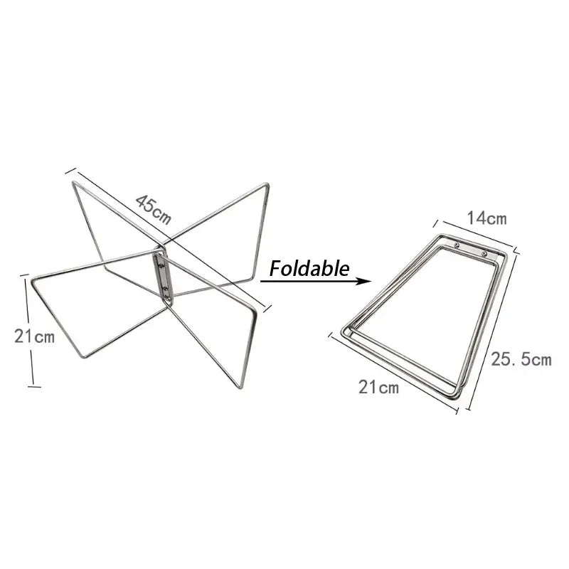 Portable Folding Cooler Stand — 1 or 2-Pack, 80 kg (176 lb) Load Capacity