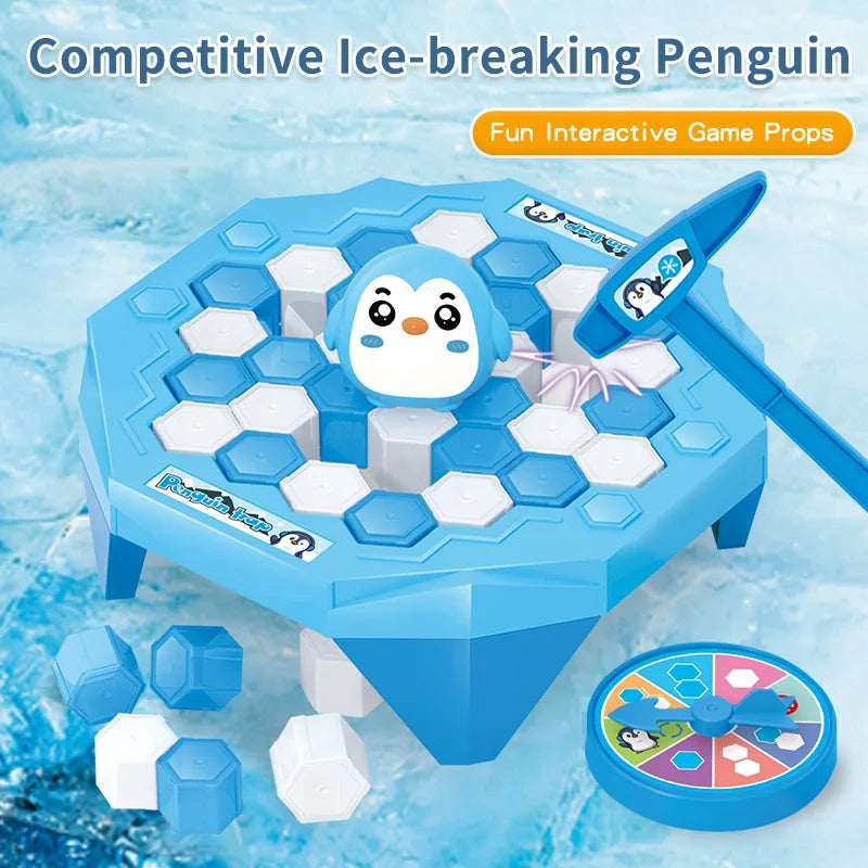 Mini Penguin Ice Breaker Party Game Parent-Child Interactive Board Game Birthday Gift for Kids