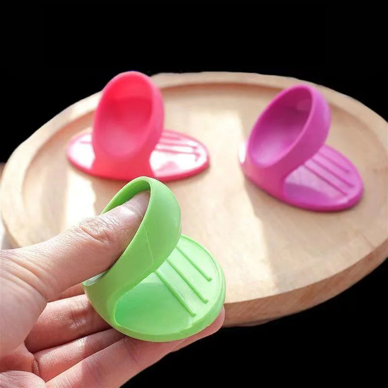 2/10-Pack Silicone Heat-Resistant Finger Covers & Mini Oven Grips – Slip-Resistant Insulated Kitchen Gloves