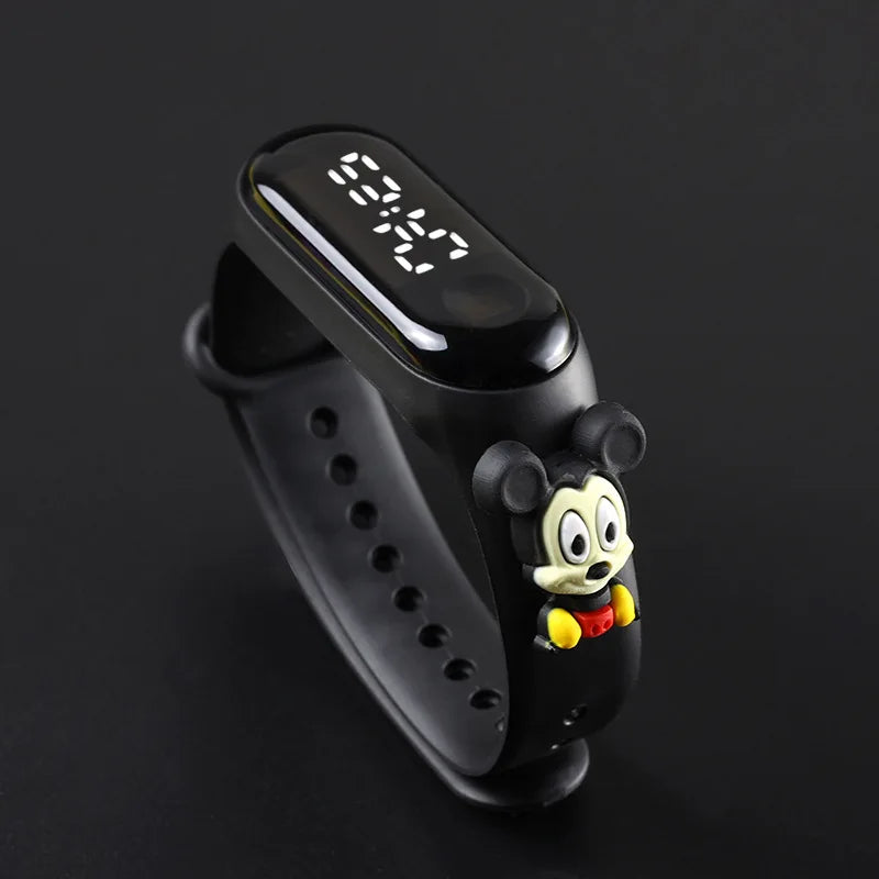 Kids Touch LED Waterproof Digital Watch for Girls – Silicone Sports Bracelet, Shock Resistant, Backlight
