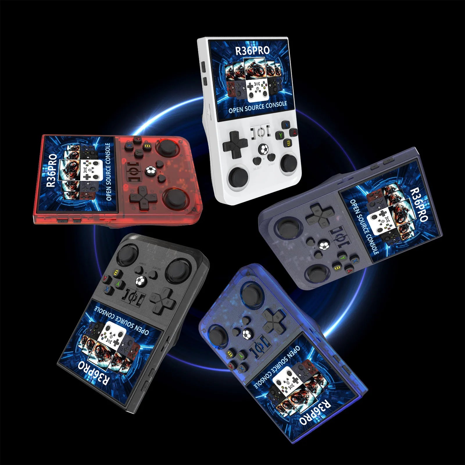 128GB Retro Handheld Game Console – 3.5-inch (8.9 cm) 640x480, Preloaded 15,000 Classic Games, Portable Video Game Player
