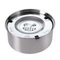 Large Stainless Steel No-Spill Floating Pet Bowl — 3L (3 liters / 101 fl oz) Water Feeder for Dogs & Cats, Non-Slip Anti-Splash