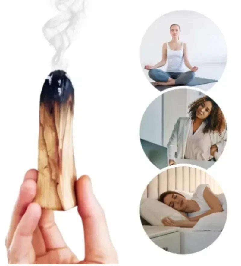 Palo Santo Natural Incense Sticks — Aromatherapy Smudging Sticks for Yoga, Meditation & Home Purification, 4 in (10 cm)