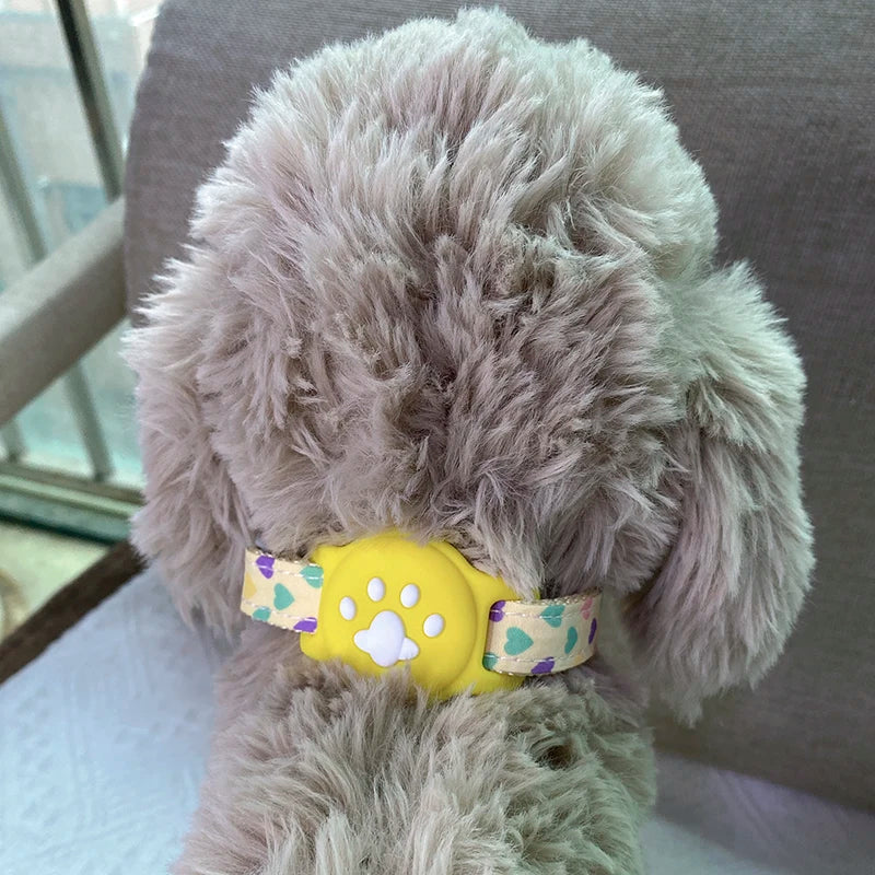Silicone Protective Case for Bluetooth Tracker — Cute Pet Collar Holder, Anti-Lost Anti-Scratch Shockproof Cover