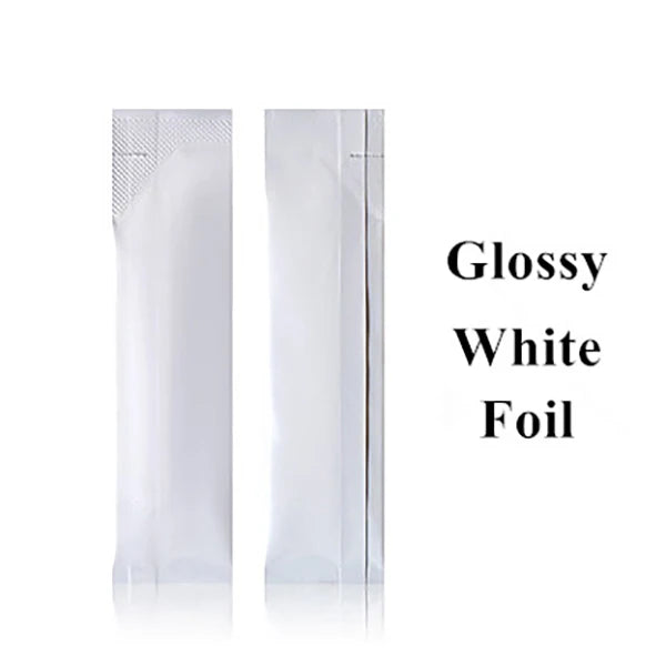 50-Pack Open Top Aluminum Foil Pouches Resealable Food Storage Bags for Coffee Tea Snacks Powder