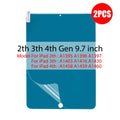 Paper-Feel Matte Screen Protector for 11-Inch (27.9 cm) iPad, 2-Pack PET Film, Anti-Glare, No Glass