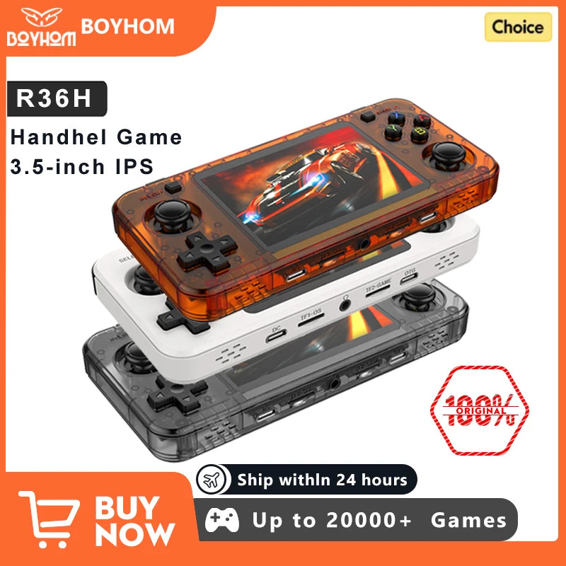Retro Handheld Gaming Console - 3.5-inch (8.9 cm) IPS Portable Linux Game Player, 10,000+ Classic Games, Up to 256GB TF Support
