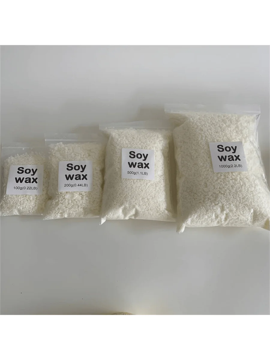 Natural Soy Wax Flakes & Granules for Candle Making – 50g–1000g (1.8–35.3 oz)