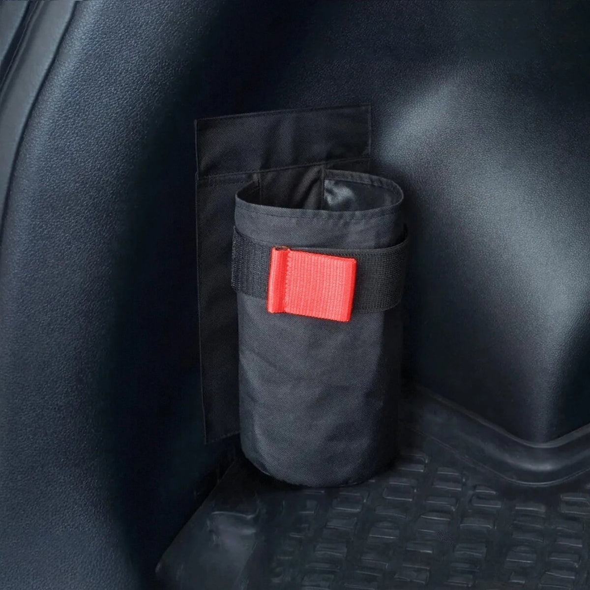 Universal Car Trunk Organizer & Backseat Storage Bag with Mount Bracket for Fire Extinguisher