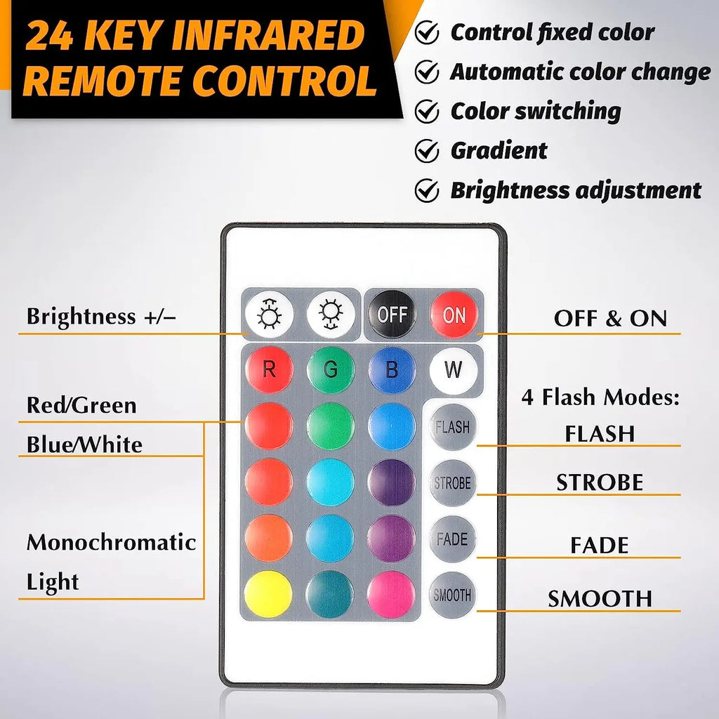 12-Pack 3D LED Acrylic Lamp Bases – 16-Color Remote & USB Light Stands for Acrylic Resin Displays